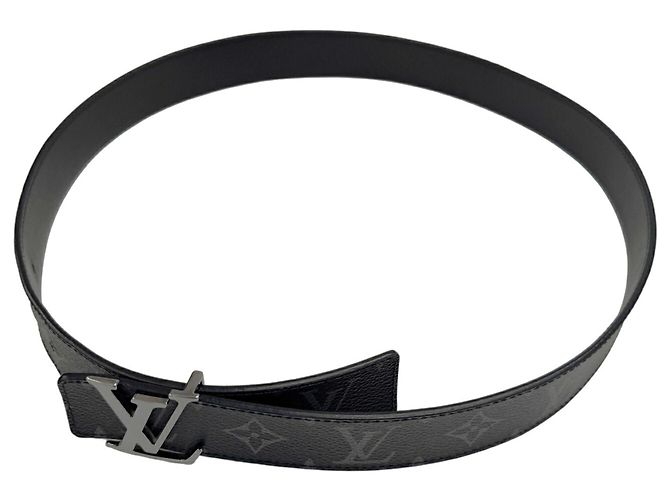 Louis Vuitton Monogram Eclipse Gürtel Braun Schwarz - Ansicht 2