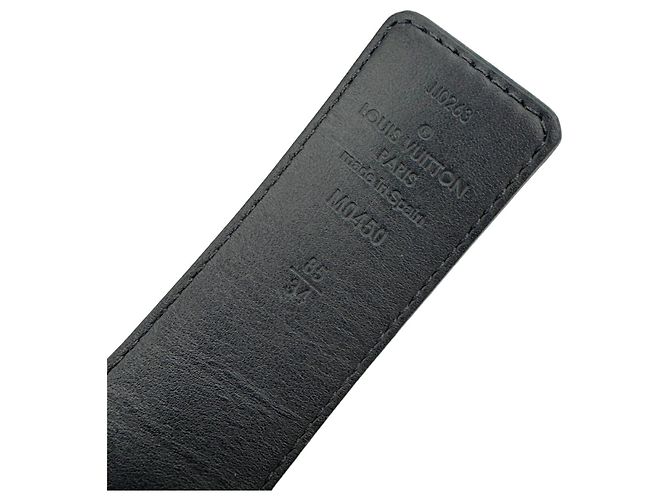 Louis Vuitton Monogram Eclipse Gürtel Braun Schwarz - Ansicht 3
