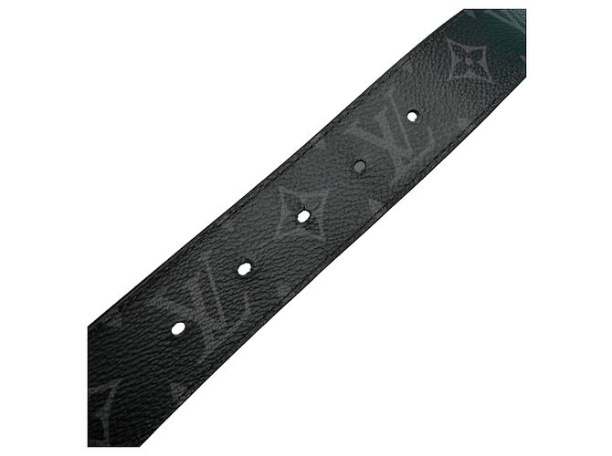 Louis Vuitton Monogram Eclipse Gürtel Braun Schwarz - Ansicht 4