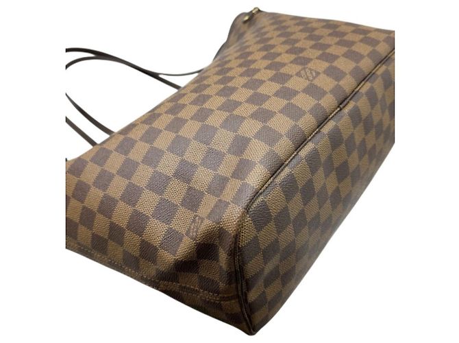 Borsa Tote Louis Vuitton Damier Neverfull MM Marrone - vista 5