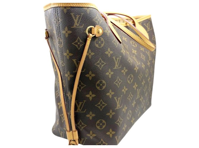 Louis Vuitton Monogram Neverfull MM Tote Bag Braun - Ansicht 3