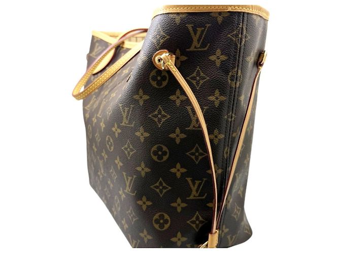 Louis Vuitton Monogram Neverfull MM Tote Bag Braun - Ansicht 4