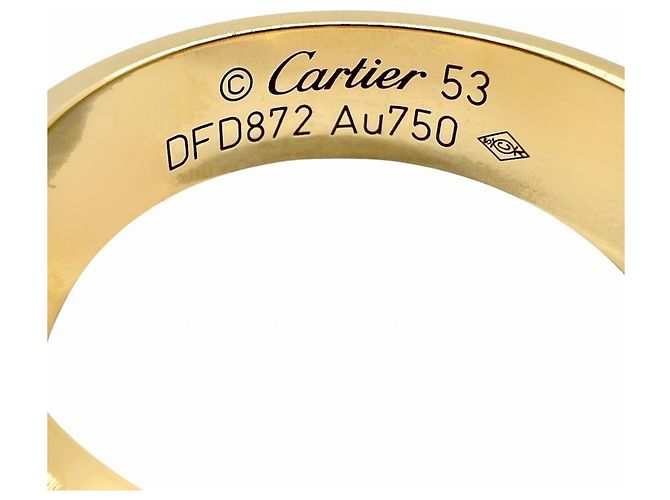 Anello Cartier Love in oro giallo D'oro - vista 6