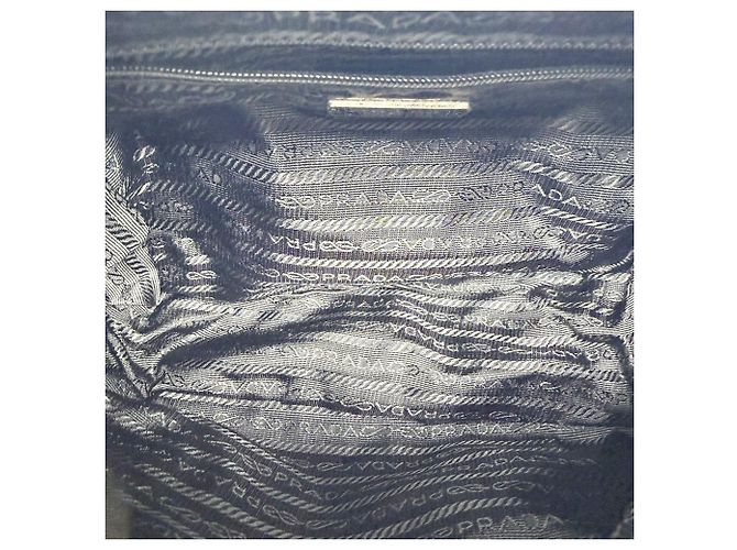 Bolso de hombro Prada de nailon negro - vista 10