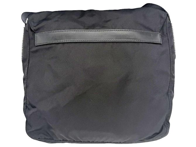 Bolso de hombro Prada de nailon negro - vista 2