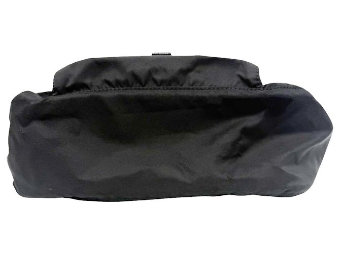 Bolso de hombro Prada de nailon negro - vista 3