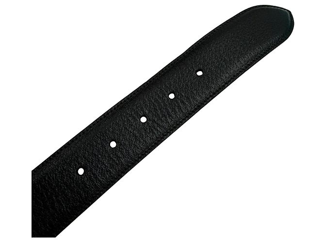 Gucci Ledergürtel in Schwarz mit goldener Hardware - Ansicht 5