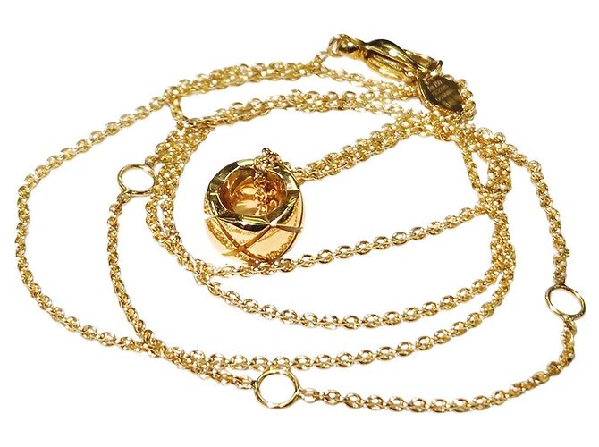 Colar Chanel Coco Crush Dourado - vista 5
