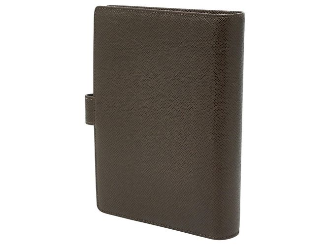 Louis Vuitton Taiga Agenda MM System Planner Braun - Ansicht 2