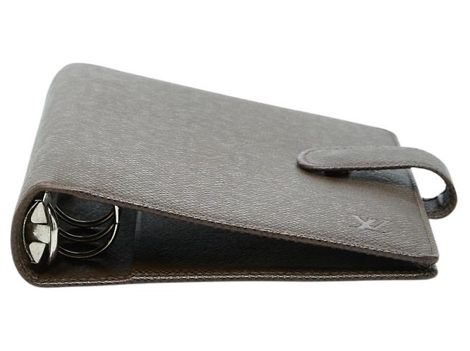 Louis Vuitton Taiga Agenda MM System Planner Braun - Ansicht 3