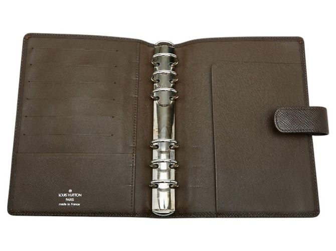 Louis Vuitton Taiga Agenda MM System Planner Braun - Ansicht 8