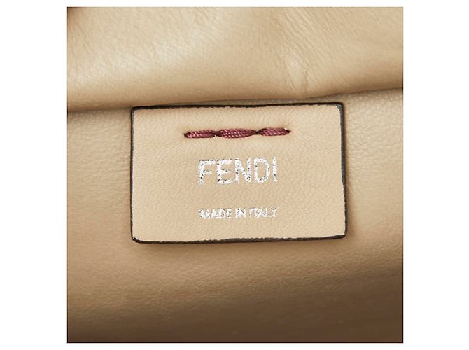 Borsa a mano e a tracolla Fendi Trois Jours Rosso - vista 10