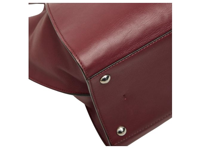Borsa a mano e a tracolla Fendi Trois Jours Rosso - vista 5