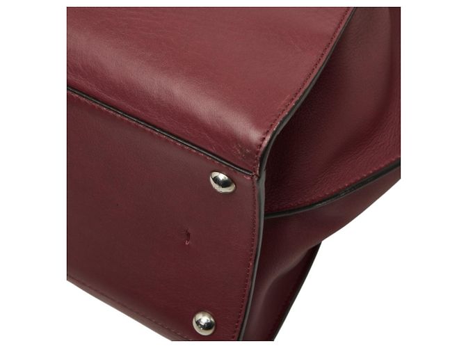 Borsa a mano e a tracolla Fendi Trois Jours Rosso - vista 6