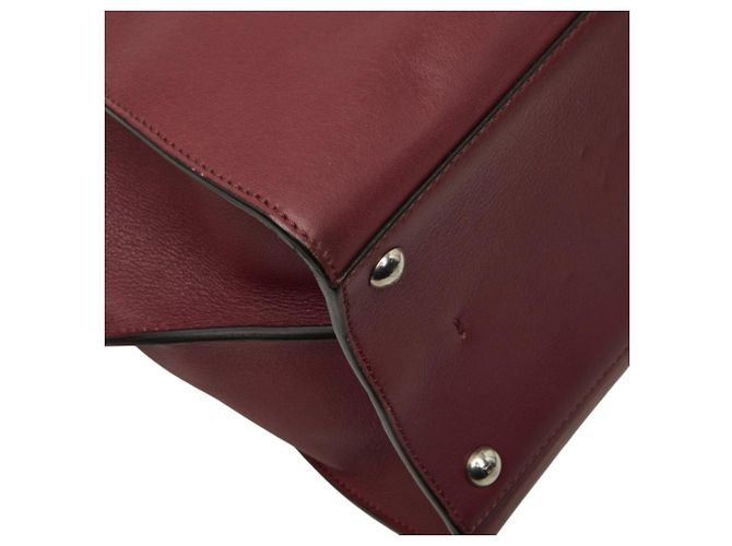 Borsa a mano e a tracolla Fendi Trois Jours Rosso - vista 7