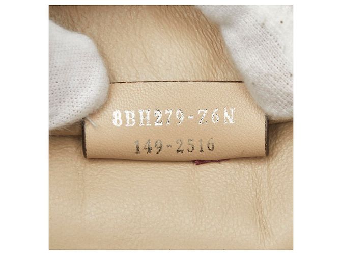 Borsa a mano e a tracolla Fendi Trois Jours Rosso - vista 9