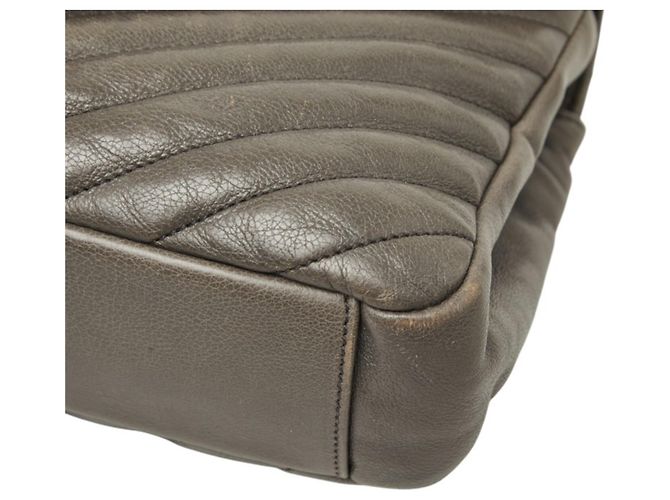 Autre Marque Borsa a mano Saint Laurent Cassandra College Marrone - vista 4