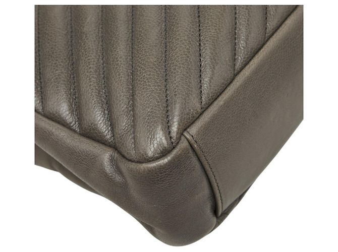 Autre Marque Borsa a mano Saint Laurent Cassandra College Marrone - vista 7