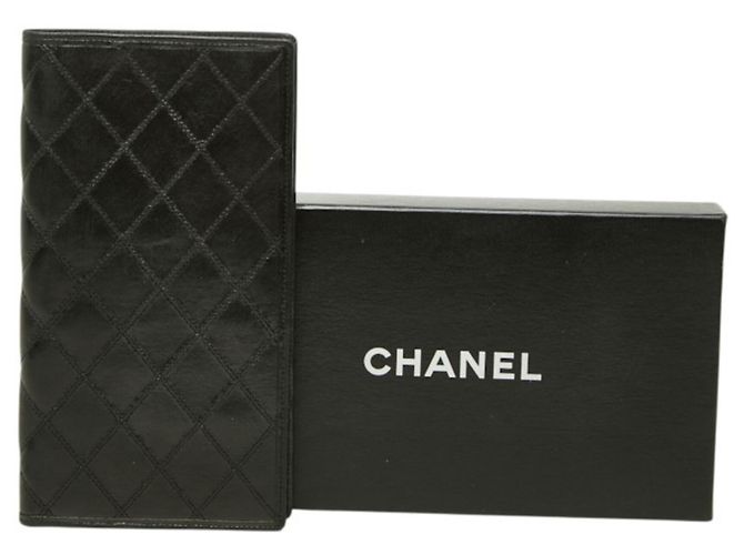 Chanel Bicolore Billfold Long Wallet Black - view 10