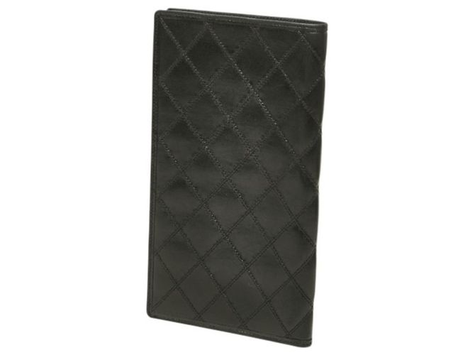 Chanel Bicolore Billfold Long Wallet Black - view 2