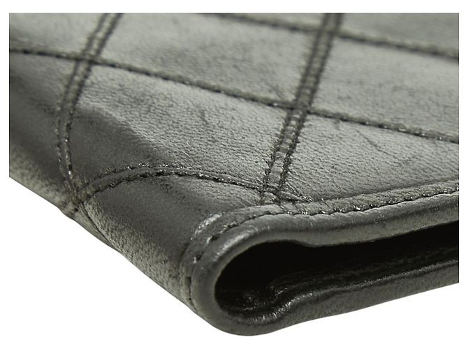 Chanel Bicolore Billfold Long Wallet Black - view 4