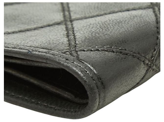 Chanel Bicolore Billfold Long Wallet Black - view 5