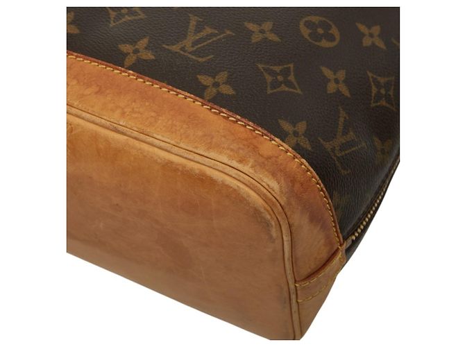 Bolsa Louis Vuitton Monogram Alma PM Marrom - vista 6