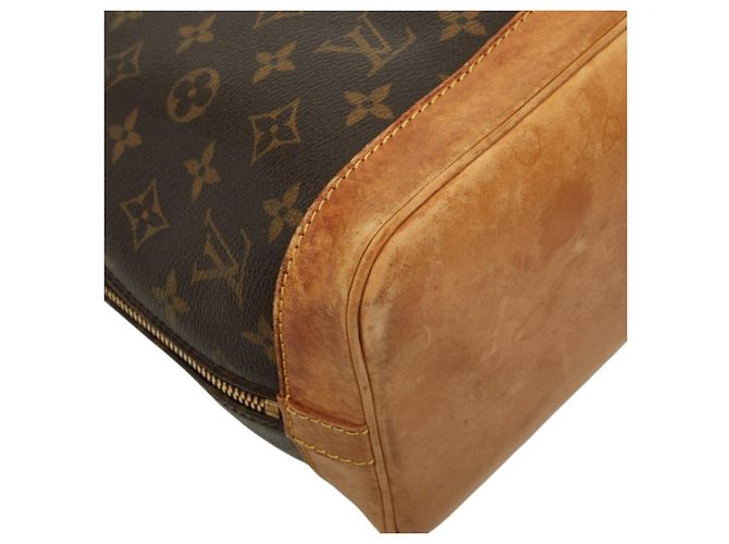 Bolsa Louis Vuitton Monogram Alma PM Marrom - vista 7