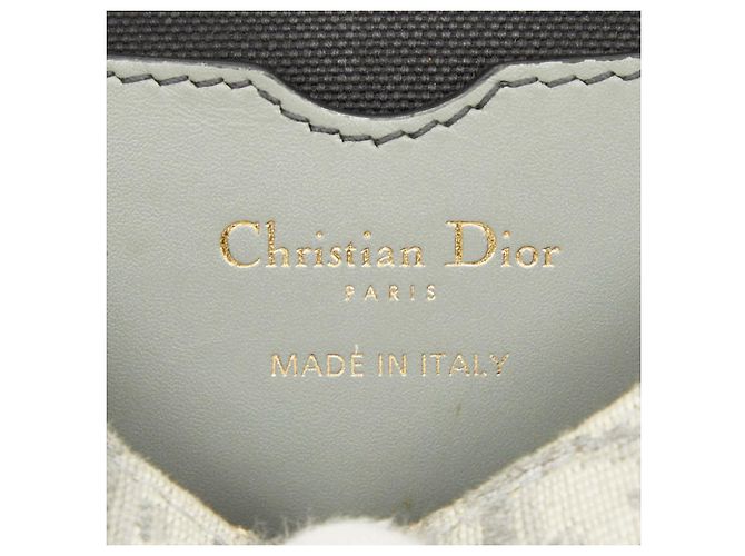 Borsa a tracolla con patta Christian Dior Dior Oblique Bobby Marrone D'oro - vista 10