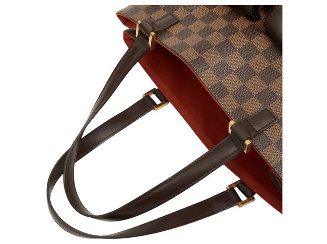 Borsa Tote Louis Vuitton Damier Uzès Marrone - vista 8