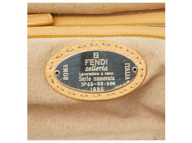 Fendi Selleria Doctor's Bag Tote Handtasche Beige - Ansicht 9