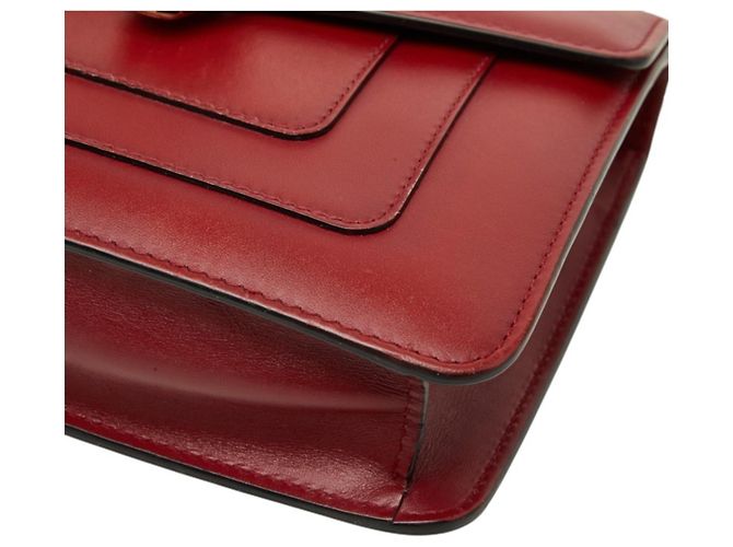 Bulgari Borsa a tracolla Bvlgari Serpenti Forever Rosso Bordò - vista 4