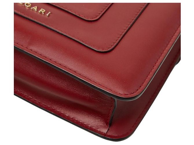 Bulgari Borsa a tracolla Bvlgari Serpenti Forever Rosso Bordò - vista 6