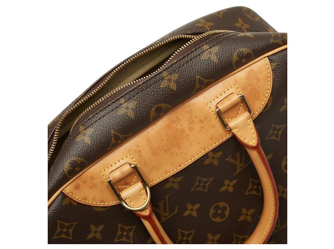 Borsa Louis Vuitton Monogram Deauville Marrone - vista 10