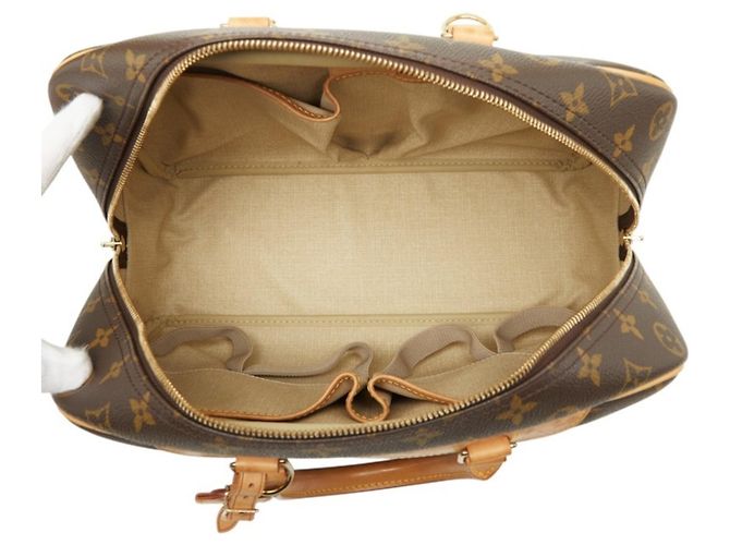 Borsa Louis Vuitton Monogram Deauville Marrone - vista 11