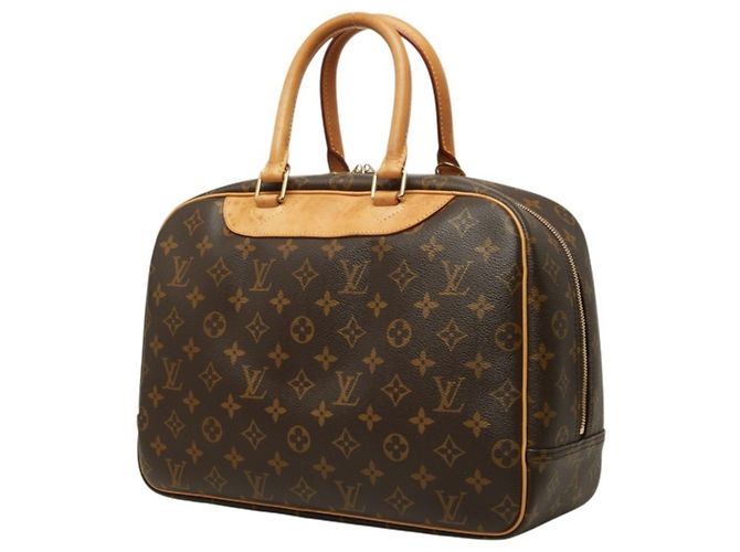 Borsa Louis Vuitton Monogram Deauville Marrone - vista 2