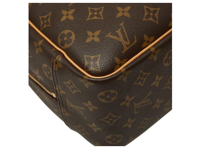 Borsa Louis Vuitton Monogram Deauville Marrone - vista 4