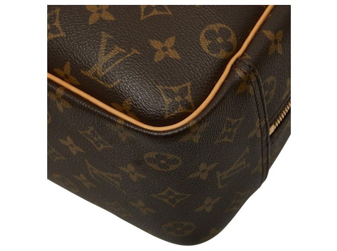 Borsa Louis Vuitton Monogram Deauville Marrone - vista 5