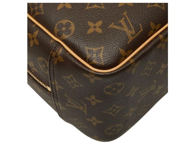 Borsa Louis Vuitton Monogram Deauville Marrone - vista 6