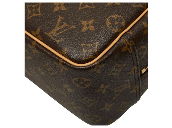 Borsa Louis Vuitton Monogram Deauville Marrone - vista 7