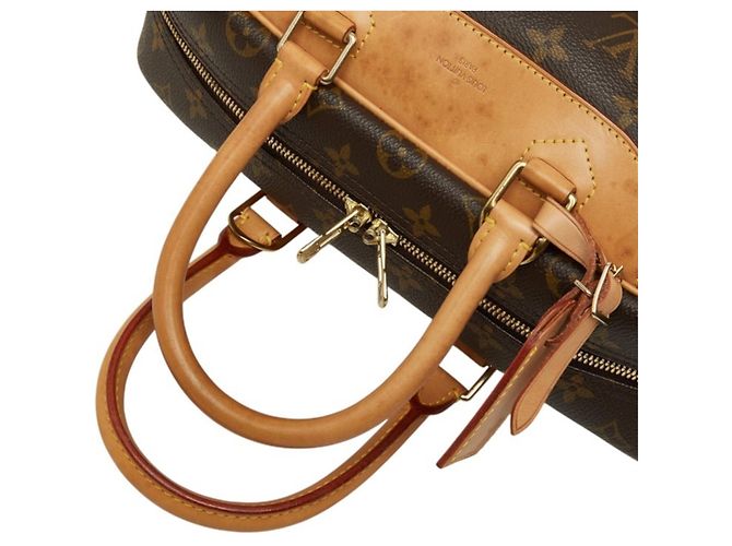 Borsa Louis Vuitton Monogram Deauville Marrone - vista 8