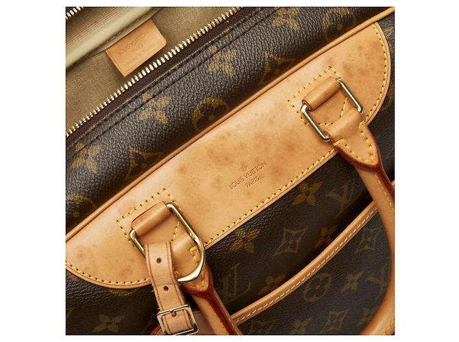 Borsa Louis Vuitton Monogram Deauville Marrone - vista 9