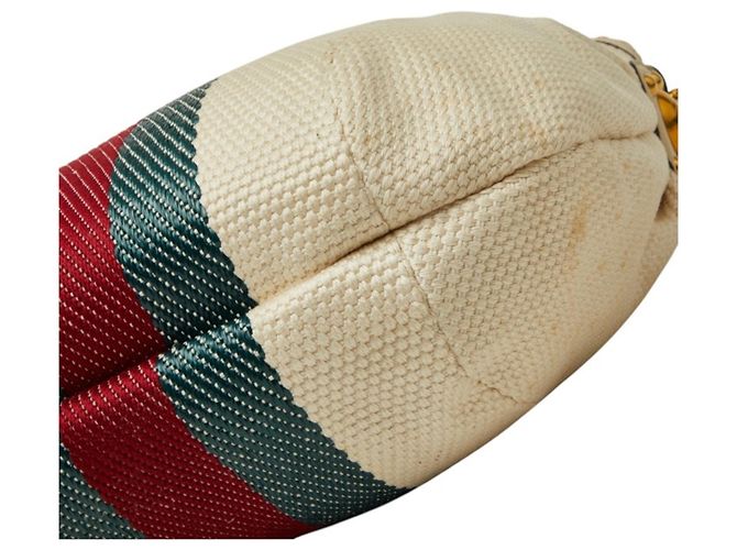 Borsa Tote Gucci Sherry Line Crudo - vista 4