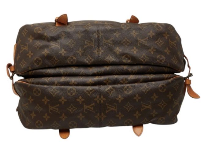 Borsa a tracolla Louis Vuitton Monogram Saumur 35 Marrone - vista 3