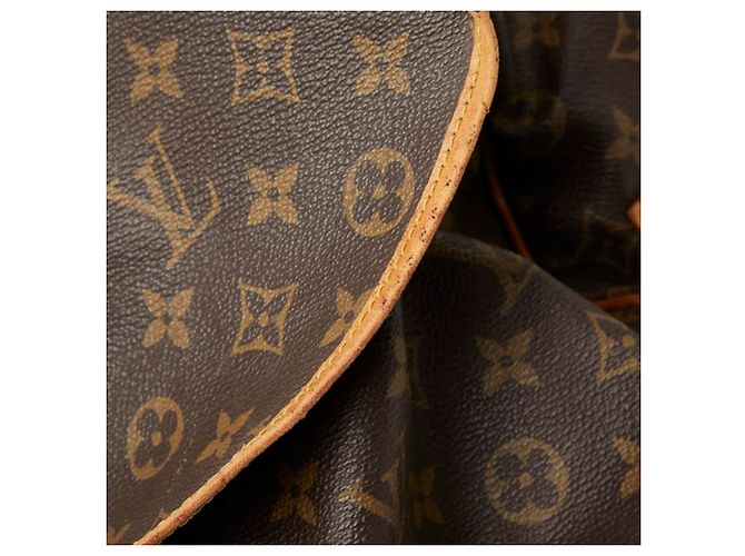 Borsa a tracolla Louis Vuitton Monogram Saumur 35 Marrone - vista 9