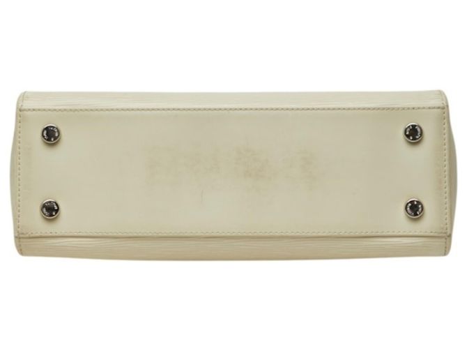 Louis Vuitton Epi Blair MM Handtasche Weiß Aus weiß - Ansicht 3