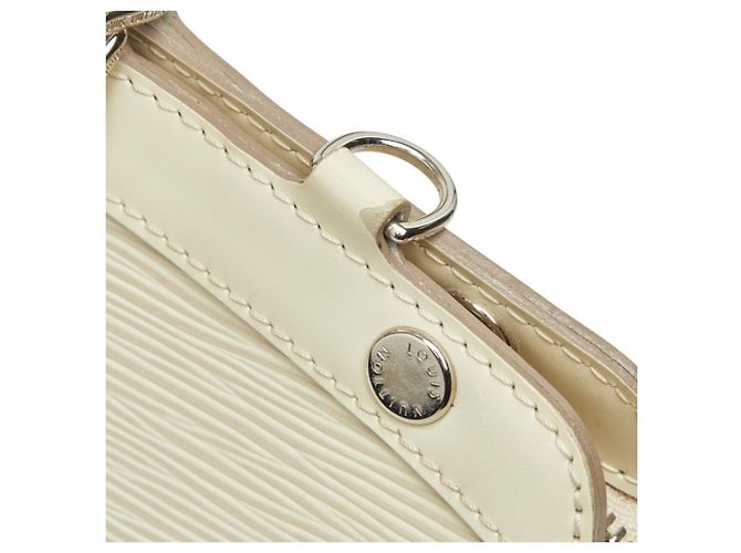 Louis Vuitton Epi Blair MM Handtasche Weiß Aus weiß - Ansicht 8