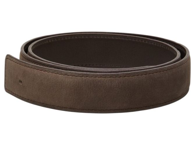 Hermès Hermes Brown Leather Men's Belt - view 2