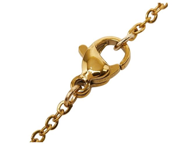 Hermès Hermes Pop H Anhänger Halskette Pink Golden - Ansicht 5