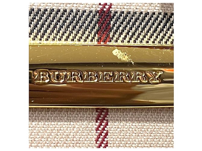 Borsa a tracolla in pelle Burberry Beige - vista 4